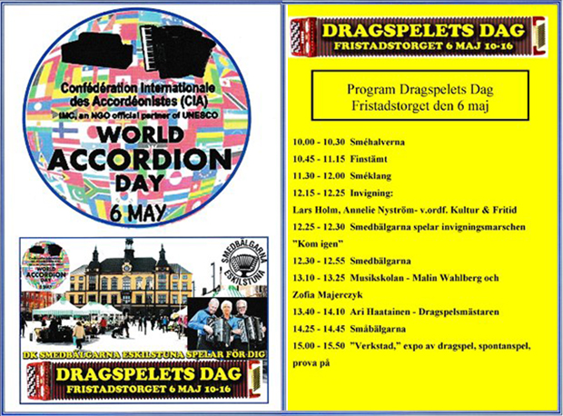 Smedb&auml;lgarna World Accordion Day